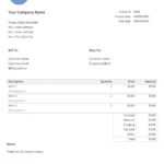 Free, Downloadable Sample Invoice Template | Paypal with How To Write A Invoice Template