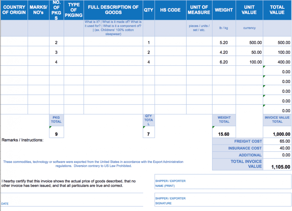 Free Excel Invoice Templates - Smartsheet throughout Invoice Template Excel 2013