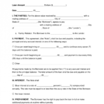 Free Family Loan Agreement Template - Pdf | Word | Eforms for Islamic Loan Agreement Template