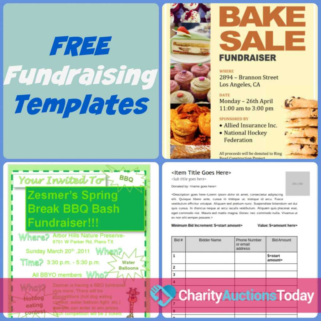 Free Fundraiser Flyer | Charity Auctions Today within Free Benefit Flyer Templates