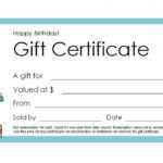 Free Gift Certificate Templates You Can Customize for Fillable Gift Certificate Template Free