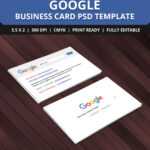 Free Google Interface Business Card Psd Template On Behance inside Google Search Business Card Template