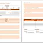 Free Incident Report Templates &amp; Forms | Smartsheet for It Major Incident Report Template