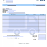 Free Moving Company Invoice Template | Pdf | Word | Excel intended for Moving Company Invoice Template Free