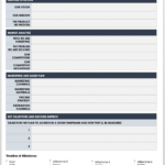Free One-Page Business Plan Templates | Smartsheet within One Page Business Plan Template Word