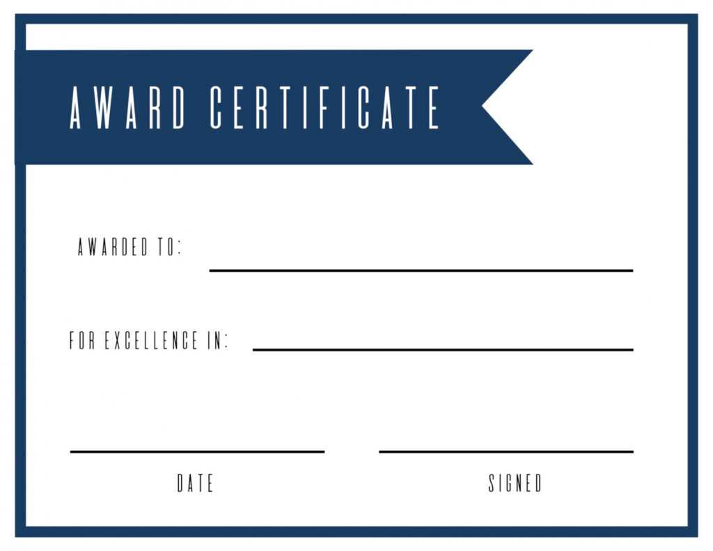 Free Printable Award Certificate Template | Paper Trail Design pertaining to Free Printable Blank Award Certificate Templates
