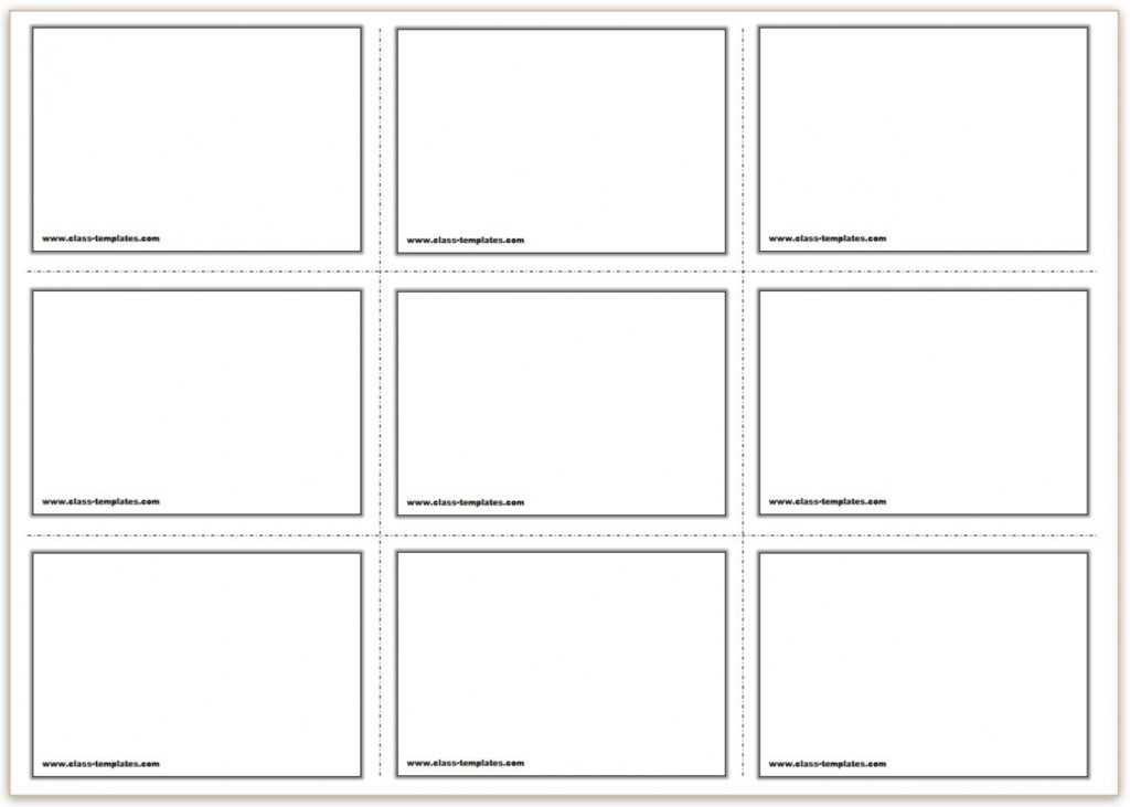 Free Printable Flash Cards Template intended for Free Printable Flash Cards Template