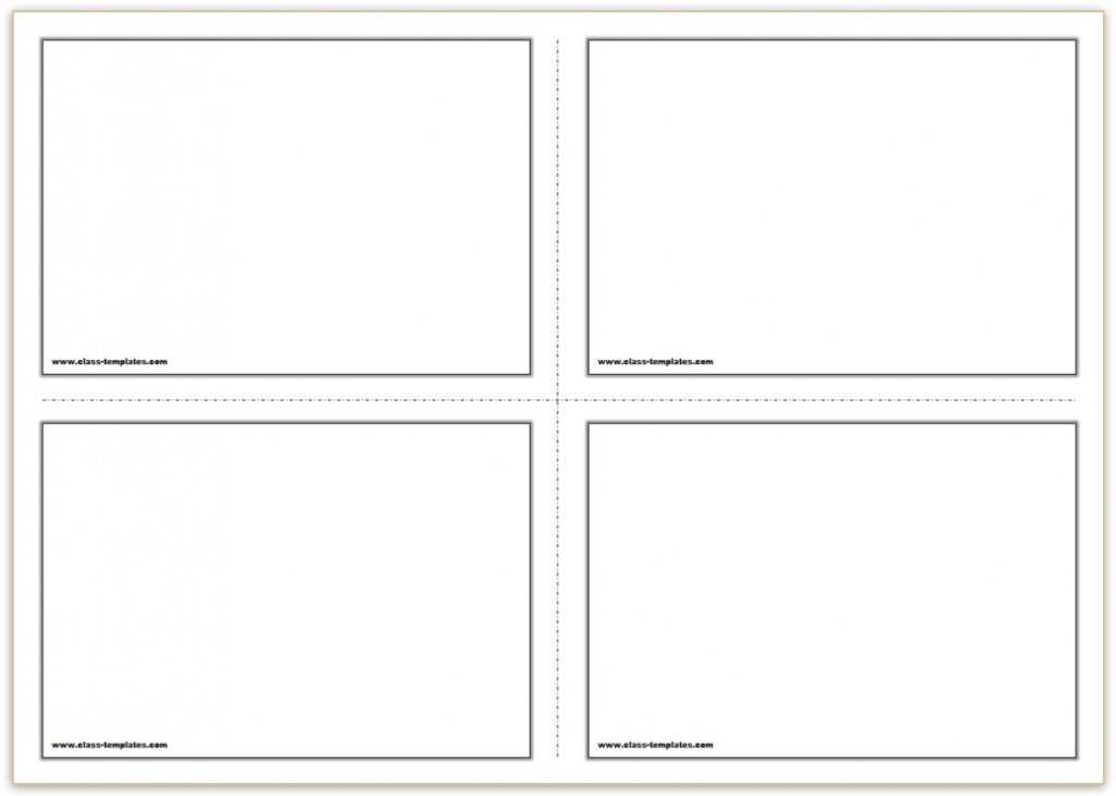 Free Printable Flash Cards Template with Cue Card Template