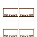 Free Printables: Thanksgiving Place Cards - Home Cooking throughout Thanksgiving Place Cards Template