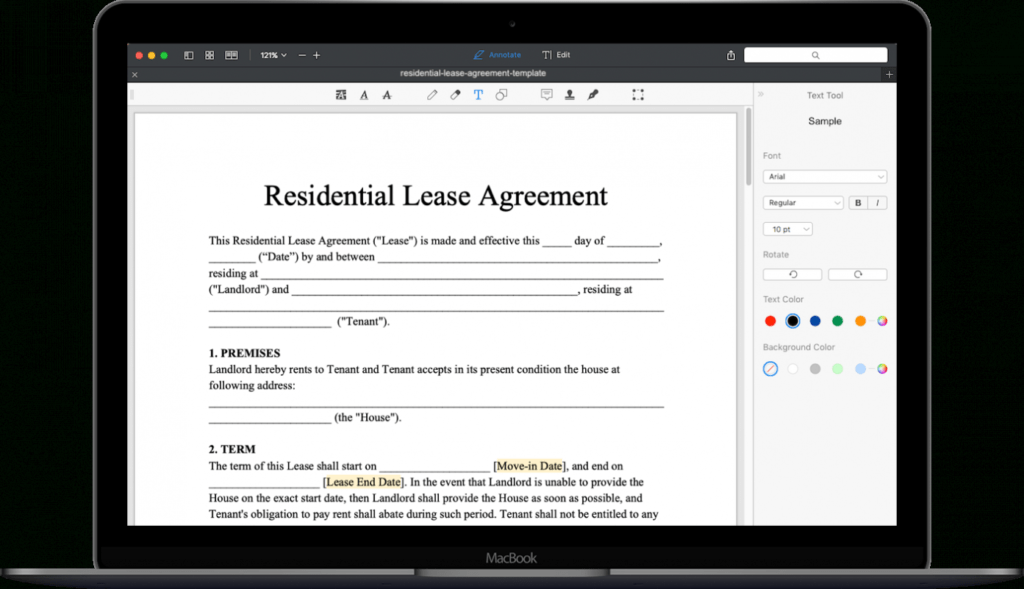 Free Residential Lease Template | Download Rental Agreement pertaining to Free Residential Lease Agreement Template