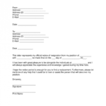 Free Resignation Letters | Templates &amp; Samples - Pdf | Word in Resignation Letter Template Pdf