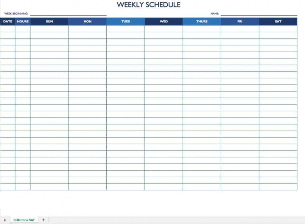 Free Work Schedule Templates For Word And Excel |Smartsheet within Blank Monthly Work Schedule Template