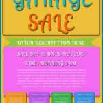 Garage Sale Flyer Template Free ~ Addictionary for Yard Sale Flyer Template Word