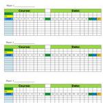 Golf Tournament Scorecard Template | Mydraw pertaining to Golf Score Cards Template