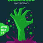 Halloween Costume Party Flyer Template throughout Halloween Costume Party Flyer Templates