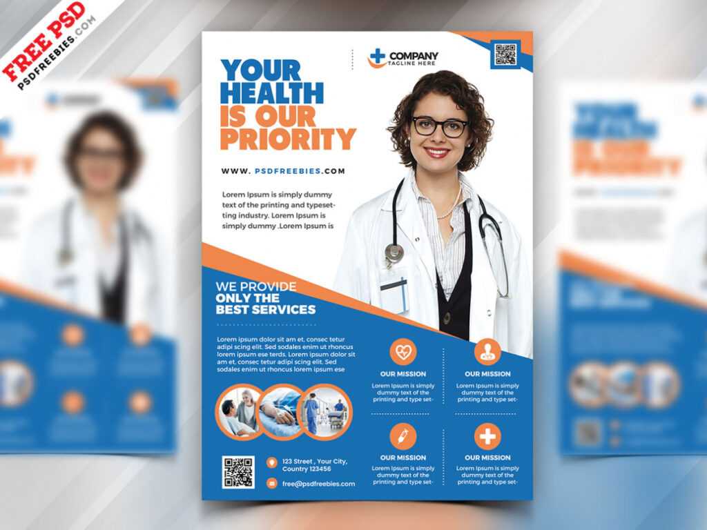 Health Care Flyer Templates Psd | Psdfreebies in Free Health Flyer Templates