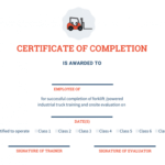 How To Get Your Forklift License (Certification) - Safesite inside Forklift Certification Template