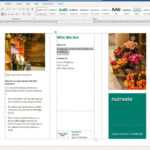 How To Make A Brochure In Microsoft Word inside Office Word Brochure Template