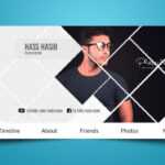 How To Make Facebook Cover Photo In Photoshop - Photoshop Tutorials with Photoshop Facebook Banner Template