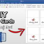 How To Make Place Cards In Microsoft Word | Diy Table Cards With Template inside Microsoft Word Place Card Template