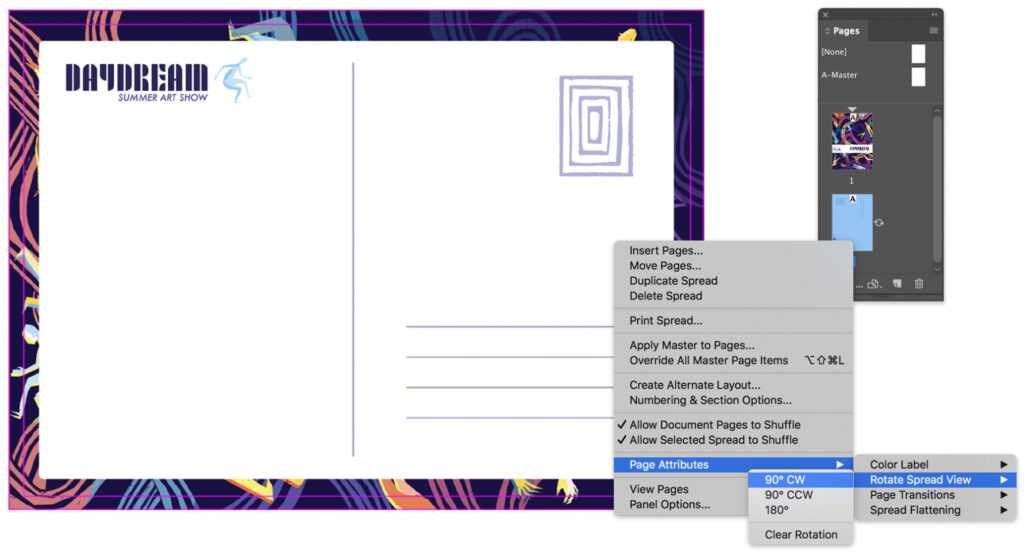 How To Set Up A Postcard | Adobe Indesign Tutorials intended for Indesign Postcard Template 4X6