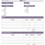 Invoicing Format For Hvac Service intended for Hvac Service Invoice Template Free