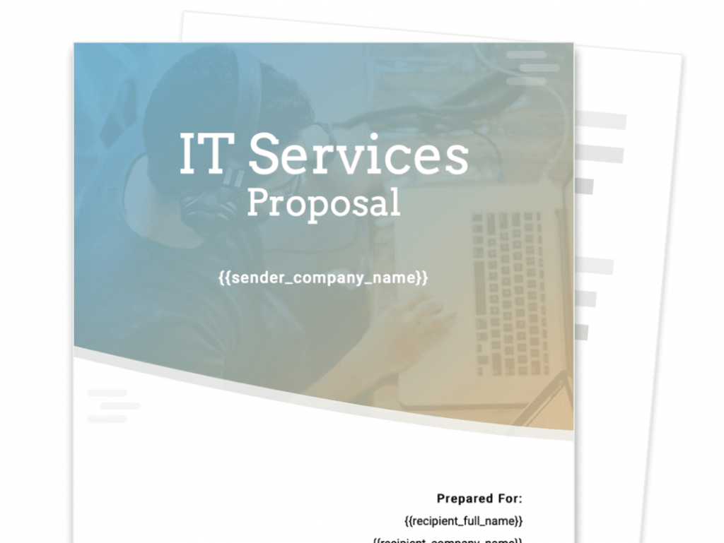 It Services Proposal Template - [Free Sample] | Proposable in Technology Proposal Template
