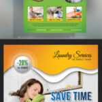 Laundry Services - Flyer Template for Laundry Flyers Templates