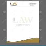 Law Or Attorney Letterhead Template For Print With Logo inside Law Office Letterhead Template Free