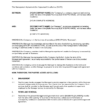 Management Agreement Template | By Business-In-A-Box™ inside Risk Management Agreement Template