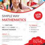 Math Tutoring Flyer Template - Lewisburg District Umc with Math Tutoring Flyer Template
