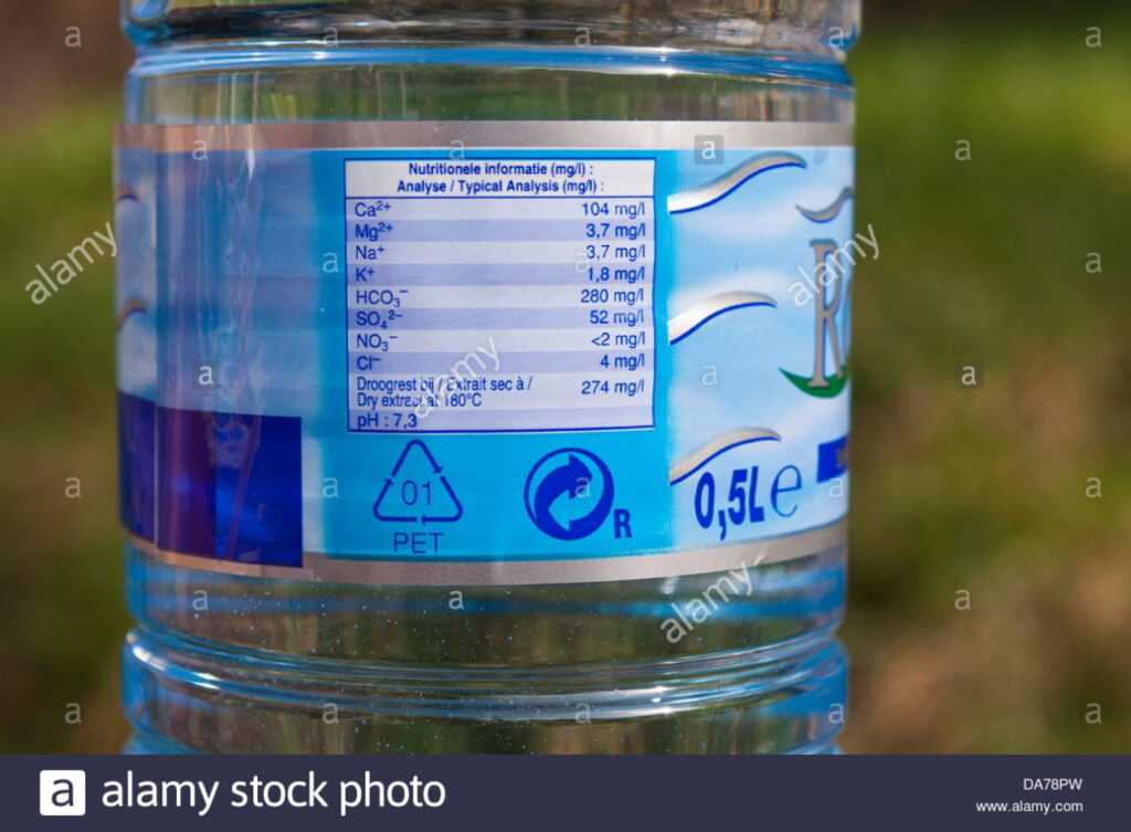 Mineral Water Label High Resolution Stock Photography And intended for Mineral Water Label Template