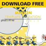 Minion-Invitation-Card-Watermark | Download Hundreds Free with Minion Card Template