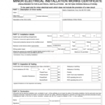 Minor Works Certificate - Fill Out And Sign Printable Pdf Template | Signnow throughout Electrical Minor Works Certificate Template