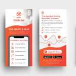 Mobile App Dl Card Template V2 - Psd, Ai, Vector - Brandpacks with Dl Card Template