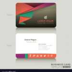 Modern Business Cards Design Template Royalty Free Vector pertaining to Modern Business Card Design Templates