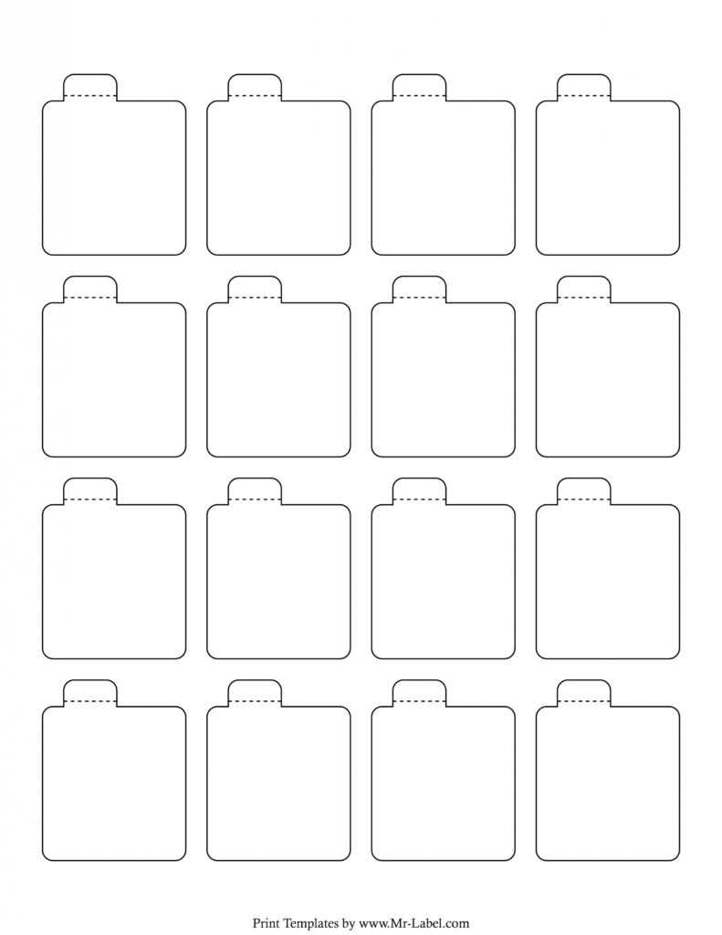 Mr327 – 1.6875″ X 2.125″ – Us Letter Sheet – 16 Lip Balm with 2.125 X 1.6875 Label Template