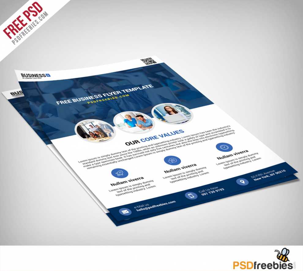 Multipurpose Business Flyer Free Psd Template | Psdfreebies inside New Business Flyer Template Free