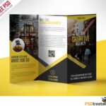 Multipurpose Trifold Business Brochure Free Psd Template regarding Tri Fold Menu Template Photoshop