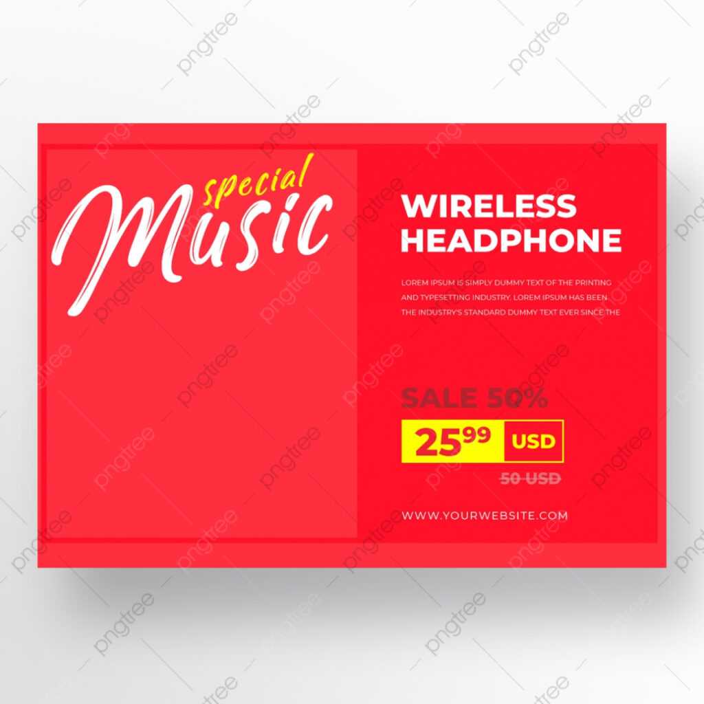 Music Product Banner Template Template Download On Pngtree regarding Product Banner Template
