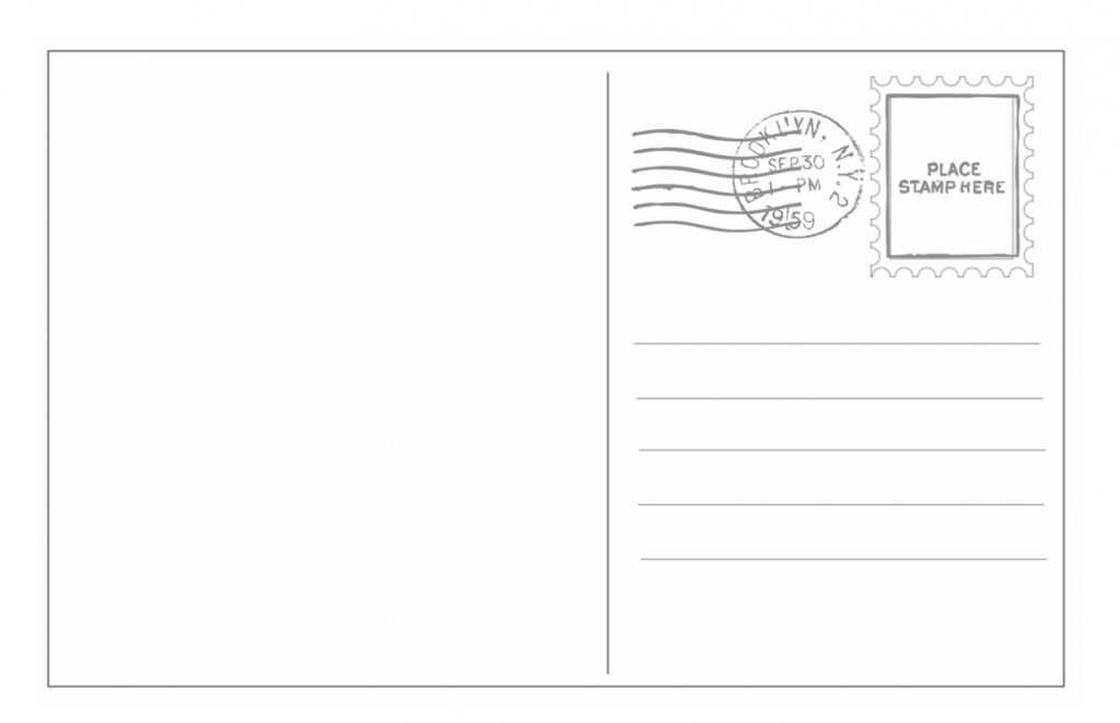 Musings Of An Average Mom: Postcard Templates within Postcard Template For Kids