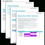 Nessus Scan Summary Report - Sc Report Template | Tenable® with Nessus Report Templates