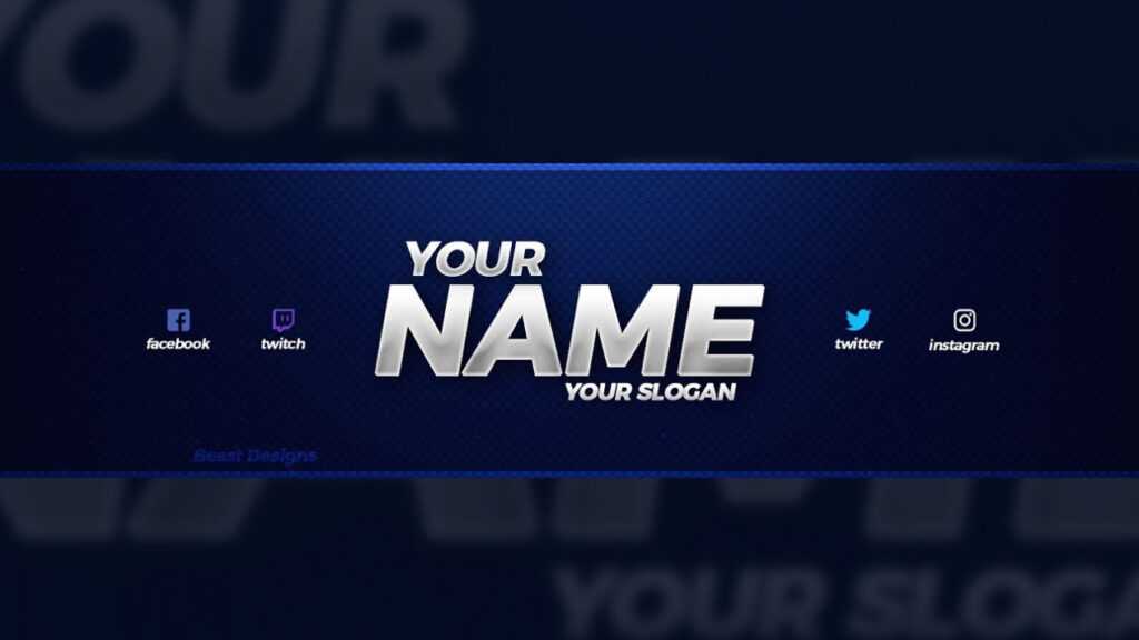 New Free 2018 Youtube Banner Template! - (Free Youtube Banner Template Psd) within Youtube Banners Template