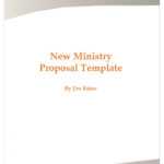 New Ministry Proposal Template - Sacred Structures By Jim pertaining to Ministry Proposal Template