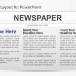 Newspaper Powerpoint Template throughout Newspaper Template For Powerpoint