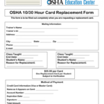 Osha 30 Card Template - Fill Online, Printable, Fillable intended for Osha 10 Card Template
