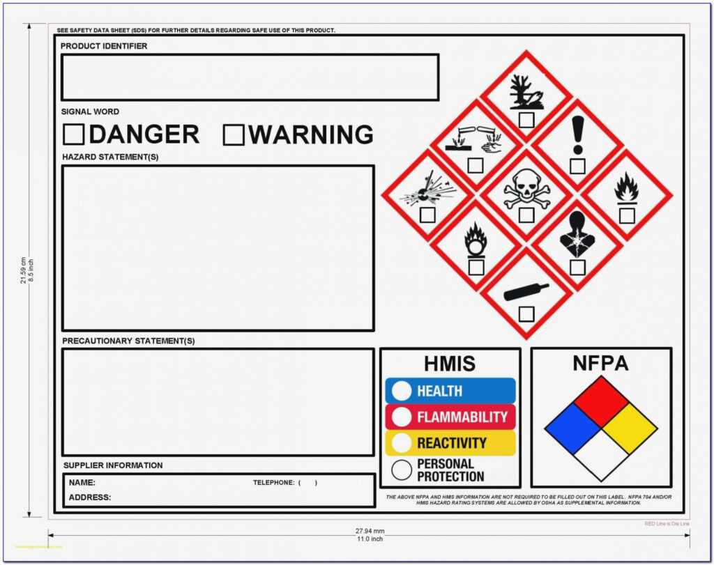Osha Secondary Label Template | Vincegray2014 with regard to Secondary Container Label Template