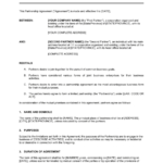 Partnership Agreement Template | By Business-In-A-Box™ pertaining to Contract For Business Partnership Template