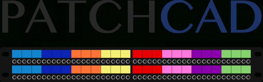 Patchcad - Patchbay Design And Labelling Software in Adc Video Patch Panel Label Template