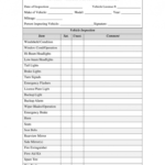 Pdf Printable Vehicle Inspection Checklist - Fill Online for Vehicle Checklist Template Word